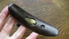 Winchester 1873 or 1885 Vintage Buttplate Long Top Type Good Shape W/ Brass Door
