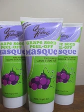 3x Queen Helene Grape Seed Peel-Off Masque 6 Oz
