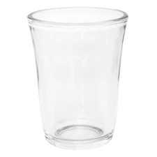 Crisa Libbey COSMOS Clear Optic Glass 12 OZ Flat Tumbler MINT