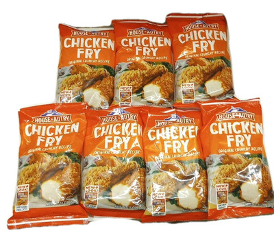 House Autry 7pc Lot Orig Crunchy Recipe Chicken Frying Mix 11oz BB 2/2027 (x7)