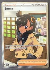 Pokémon TCG Trainer Supporter Emma 107/086 Chaos Rising Ultra Rare Card