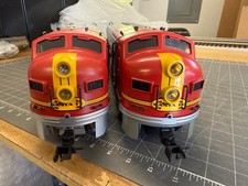 GAUGE 1 MARKLIN MAXI LOT OF 2 ATSF SANTA FE DUMMY F UNITS SEE PICS/READ!!!