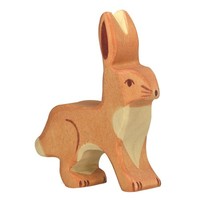 Holztiger Hase Ohren Hoch – Holzspielzeug, FüR Kinder Ab 3 Jahren