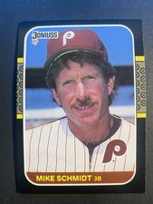 1987 Donruss Baseball Mike Schmidt Philadelphia Phillies Card #139 (c)