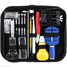 147 PCs Watch Repair Tool Kit Set Professional Spring Bar Tool Set Watch Link...