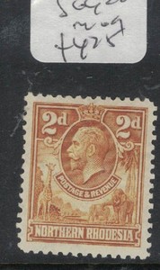 Northern Rhodesia SG 4, 2d MOG (9fzz)