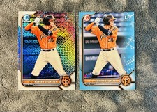 Adrian Sugastey 2022 Bowman Chrome 1st Mojo Refractor & 1st Sky Blue SP /499