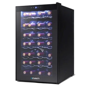 NNEDSZ Refroidisseur de vin 28 Bouteilles Boissons en verre Réfrigérateur thermoélectrique Frigidaire B