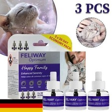 3x FELIWAY® Optimum Nachfüllflakon 48ml - New in box DE-2025.
