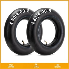 Heavy Duty 4.80/4.00-8 Inner Tube TR87 Angled Valve Wheelbarrow Tire 2 Pack