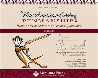 New American Cursive 2: Scripture & Famous Quotations, Fourth Edition