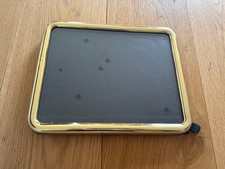 Gold colour picture photo frame, curved frame, with glass, hang or stand options