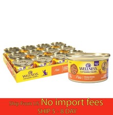 24 Pack Wellness Complete Health Pate Adult Chicken Wet Cat Food Each 3 Oz...(wa