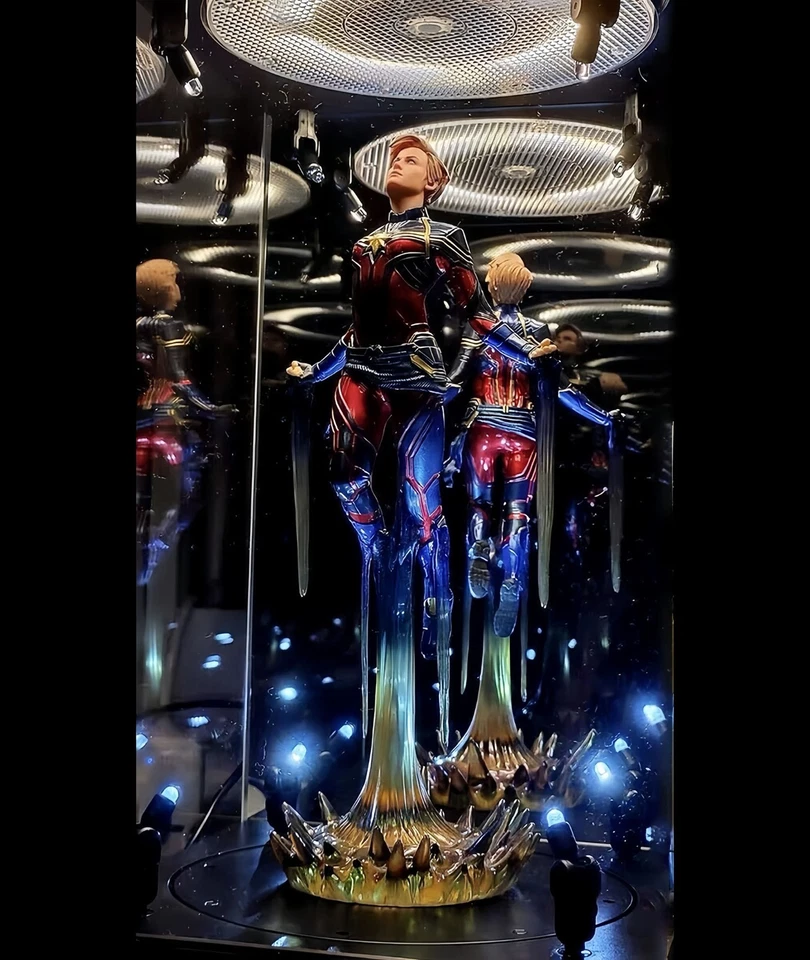 15.5" Rotating LED Acrylic Display Case/Box Stand Base for Hot Toys 1/6 figure - Image 2 of 4