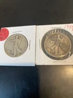 Walking liberty half dollar 1920 S, 1938D SEE THE PICS.