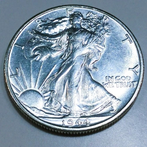 Photo of a 1944-S Walking Liberty Half Dollar from an eBay listing that sold on Jul 20, 2026