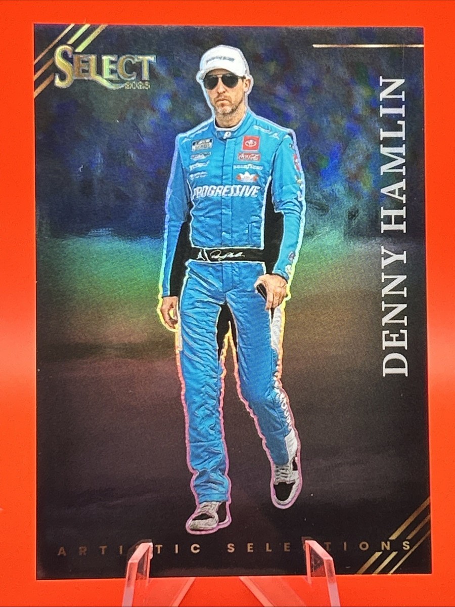 2025 Panini Select Artistic Selections Denny Hamlin #4 NASCAR