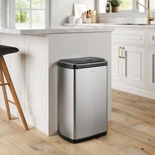 KRAUS GarbagePro Touchless Motion Sensor Trash Can - Stainless Steel Brand New