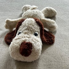 Vintage 1977 Russ Berrie Winston Dog Plush Brown Cream Floppy Stuffed Animal 70s