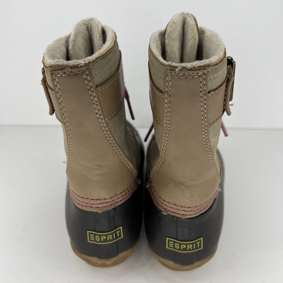 Esprit Botas de Pato Impermeables Forradas de Piel Sintética Niñas Talla 3 M Zapatos de Gamuza Sintética Foto 4 de 4