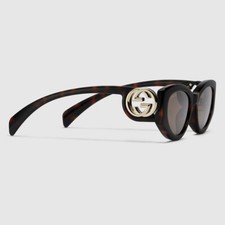 Gucci GG1691S Brown Cat-Eye Frame Sunglasses