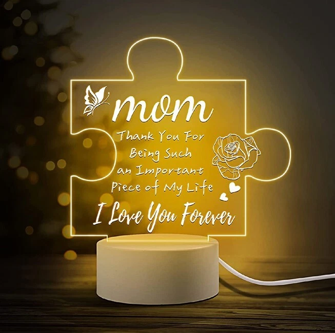 LED Light Gift For Mom Mother Christmas Gifts Ideas Love Xmas