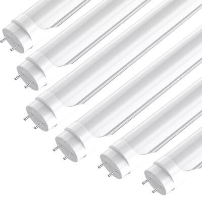 10-1000 PACK LED G13 4FT 4 foot T8 Tube Light Bulbs 18W 6500K CLEAR LED Energy