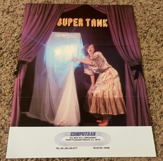1981 Computran SUPER TANK Arcade Game Flyer