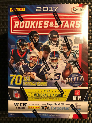 2017 Panini Rookies & Stars Football Blaster Box - Free USPS Priority Shipping