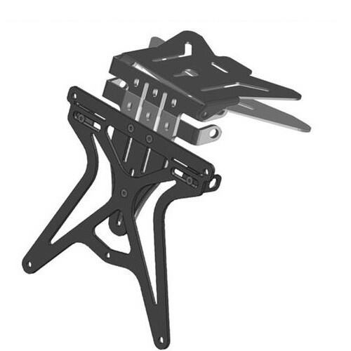 PER HONDA HORNET 600 S 2002 - 2004 KIT PORTATARGA MOTO HONDA CARENATE+4 FRECCE+ - Foto 2 di 7
