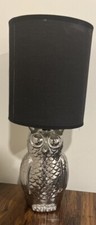 Owl Table Top Lamp Bedside Lighting No Shade