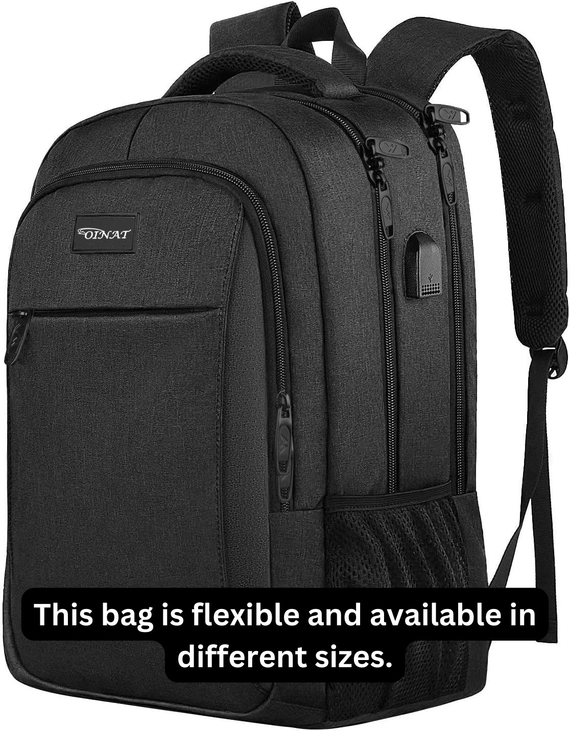 Mochila de Viaje para Portátil Grande Antirrobo, Mochila USB de 15.6 pulgadas Impermeable