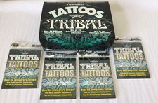 New Box 24 Packages Tribal Temporary Tattoos Savvi Sealed Package