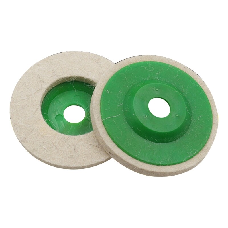 6Pcs Wool Buffing Wheel Disc for 95/100mm Grinder Polishing