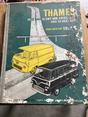 Ford Thames 10/12/15 CWT Van,Bus Parts Book Used Vintage