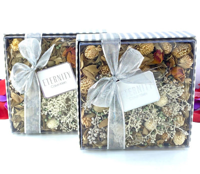Calvin Klein ETERNITY (Lot of 2) Scented Potpourri *RARE & NEW*