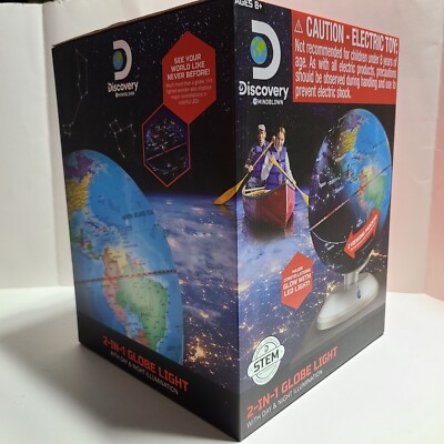 Discovery Mindblown   2-In-1 Globe Light with Day and Night Illumination.