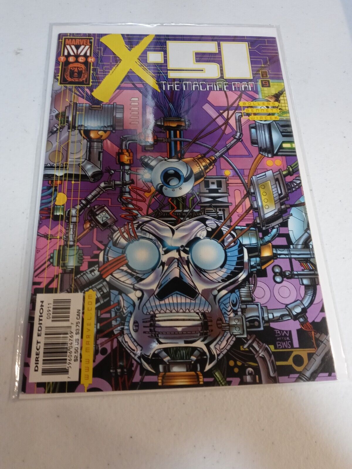 X-51 MACHINE MAN ISSUE #9 (VERY GOOD CONDITION) (MX6-VG-BIS)