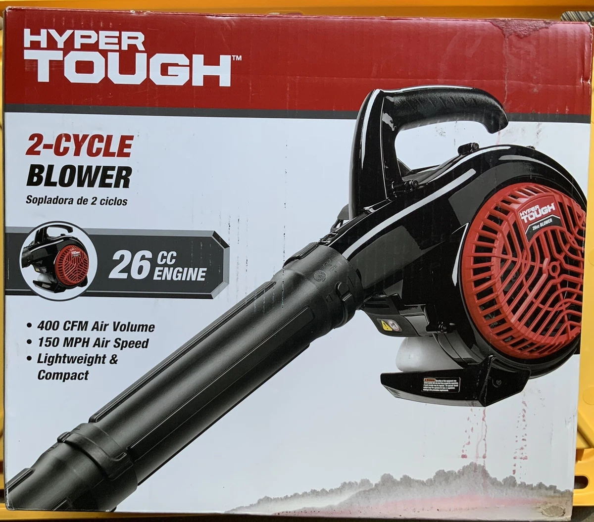 Hyper Tough 26CC 2 Cycle Gas Blower 400 CFM and 150MPH