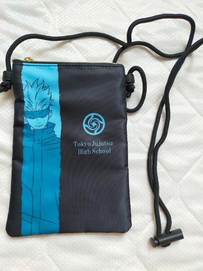 Japan Anime Jujutsu Kaisen Satoru Gojo Shoulder bag Pochette Blue very rare cool