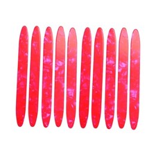 10Pcs Gauge 0.71mm Celluloid Strips Oud Pick Reeshe for Oud Ud Qadim Pearl Pink