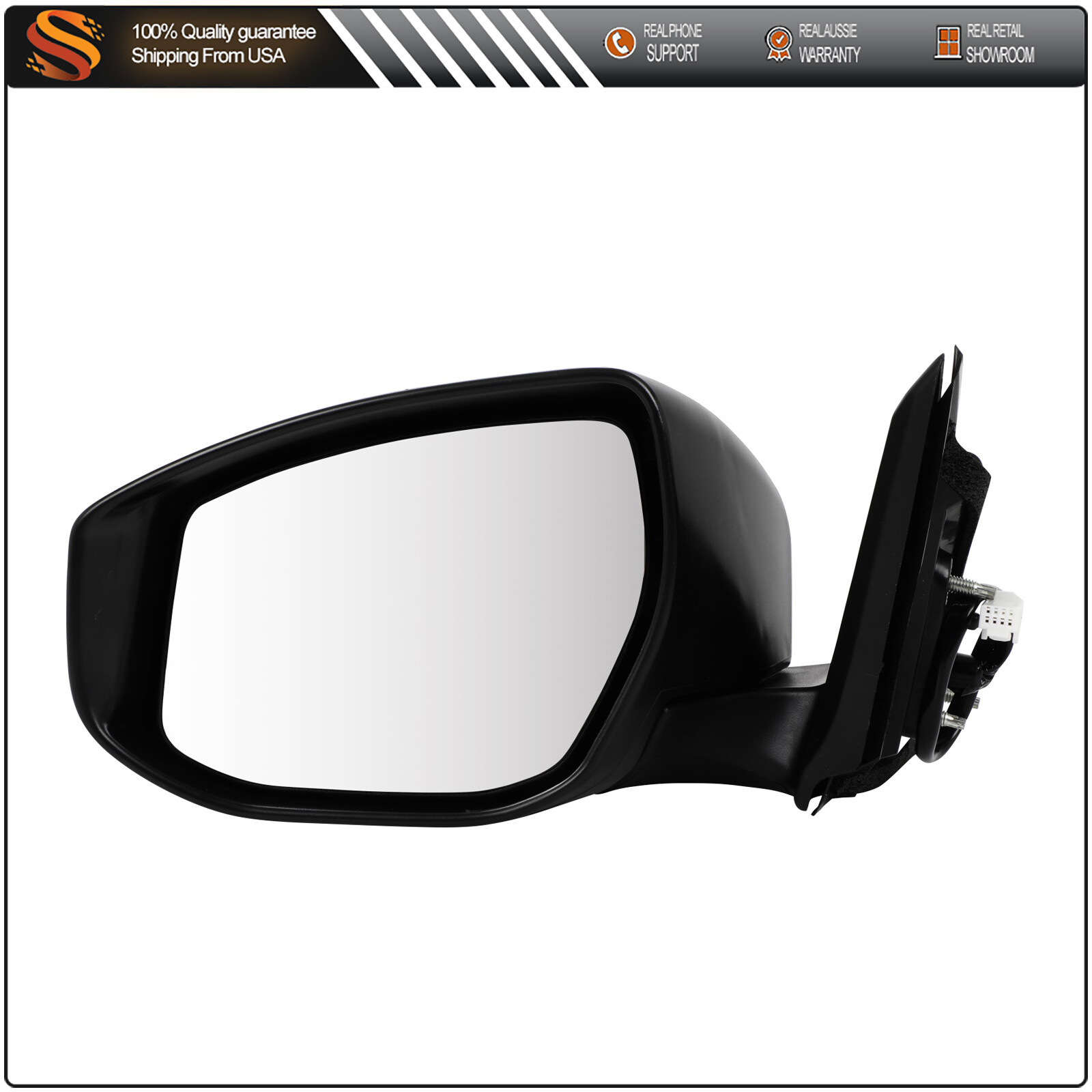 Left Side Heated Mirror For Nissan Altima 2013-2018 w/o Signal Lamp PTM