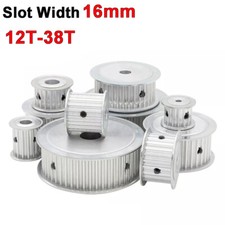 HTD 3M Timing Belt Pulley AF-Type 12-38T Bore 4-20mm For 16mm Wide Timing Belt
