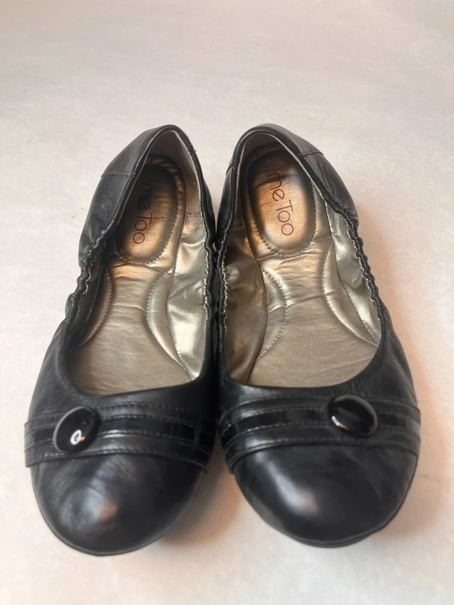 Me Too Black Ballerina Flats Size 9 M