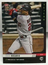 Eddie Rosario 2019 Topps Now Future Award Winners AL MVP Chrome 10-Card Set BASE