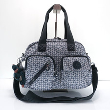 Bolso de hombro grande Kipling Defea KI5241 poliéster Groovy Vines azul marino