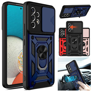 For Samsung Galaxy A02s A12 A32 A03s A13 A23 A53 5G Armor Case Ring Stand Cover - Click1Get2 Deals