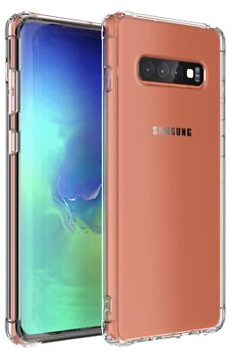 Samsung Galaxy S10 Plus Case, MKOAWA Clear Protective Heavy Duty Cover wi... New
