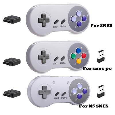 2.4G Wireless SNES Gamepad Remote for Super Nintendo Entertainment System SNES