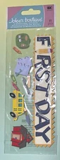 Jolee’s Boutique FIRST DAY 11pcs Dimensional Scrapbooking School Stickers RARE